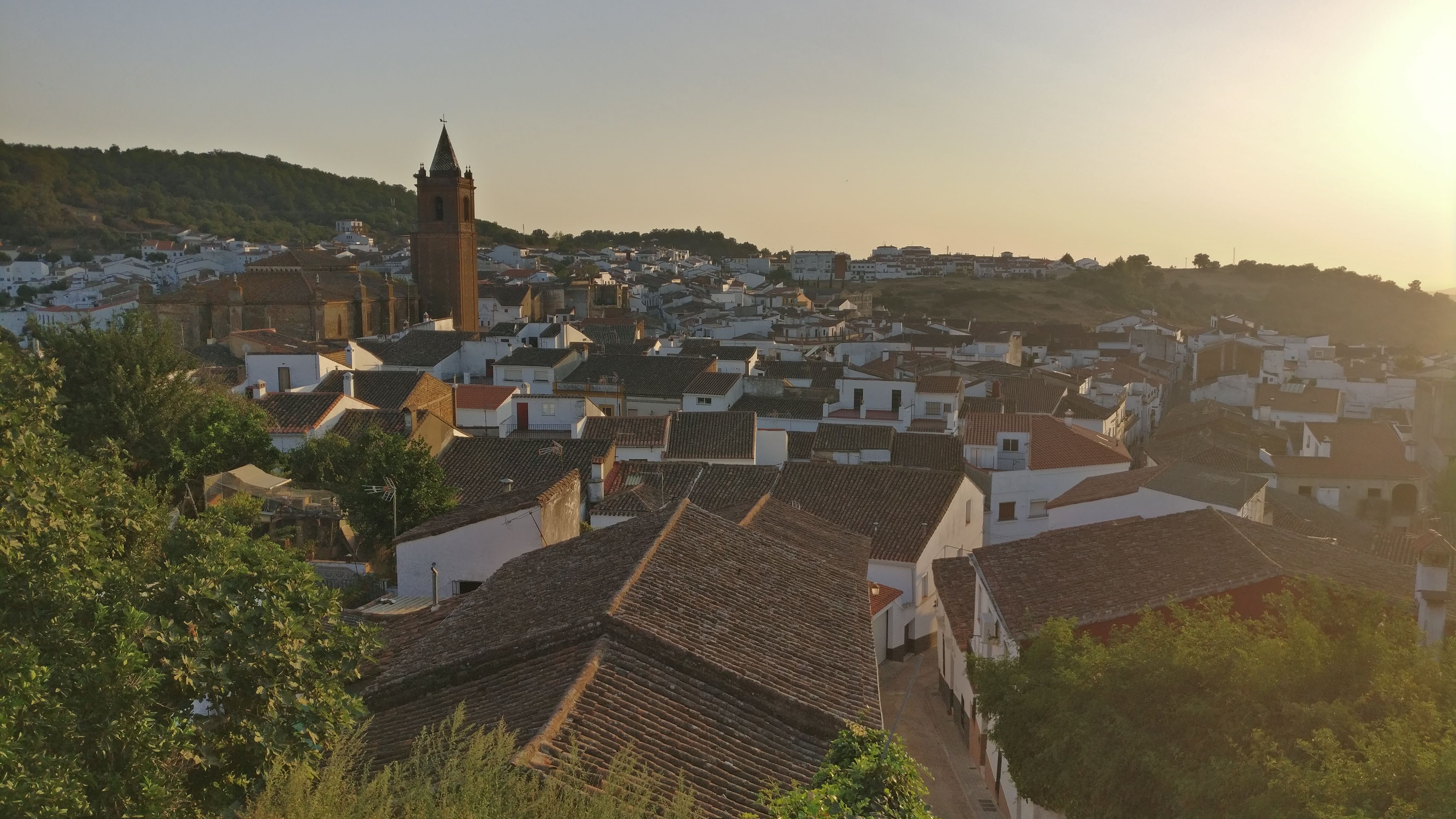 Atardecer en Cortegana