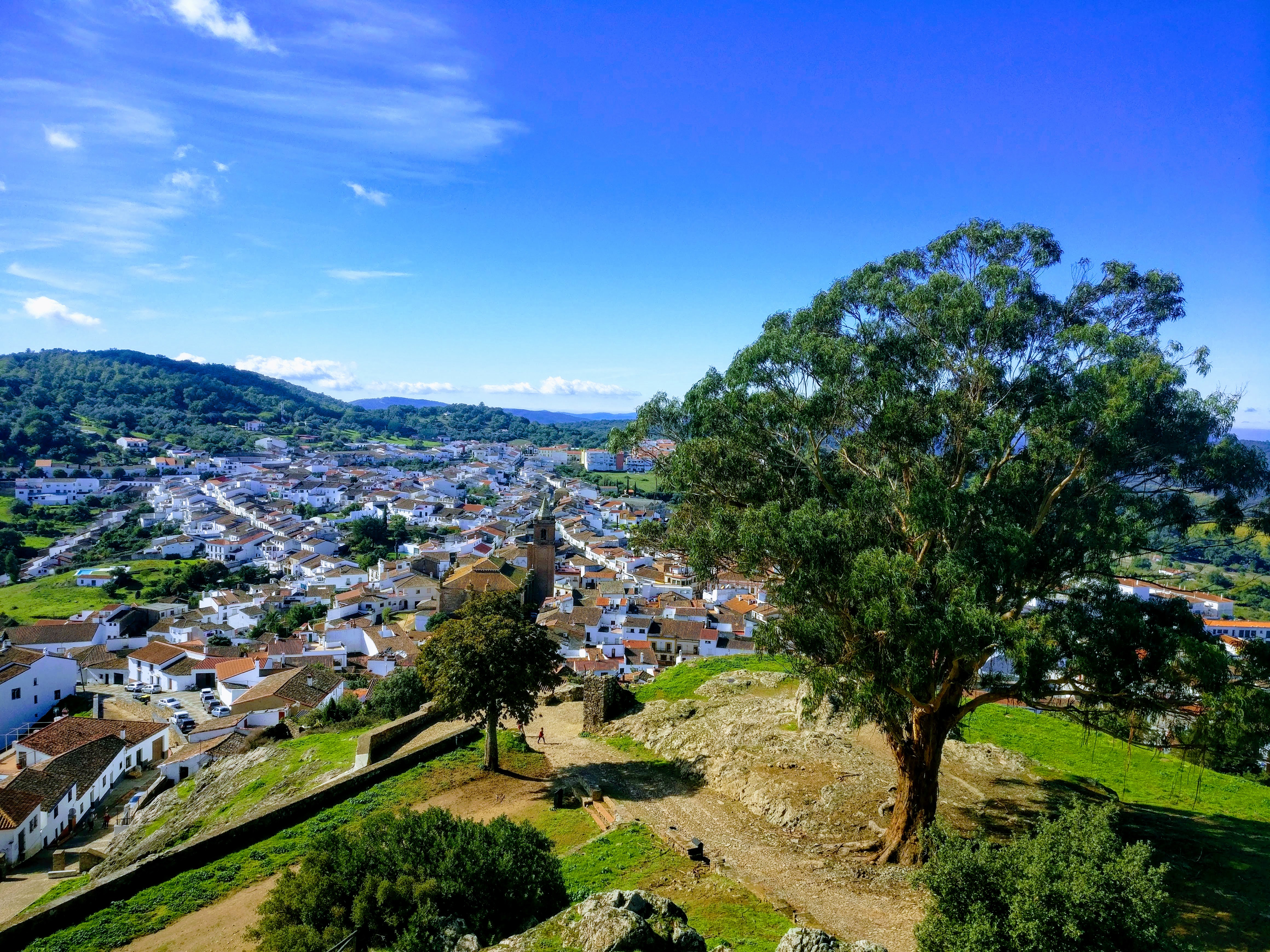 Vista desde el Castillo de Cortegana